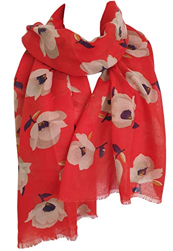 Glamlondon GlamLondon Women's Floral Flower Print Fashion Scarf