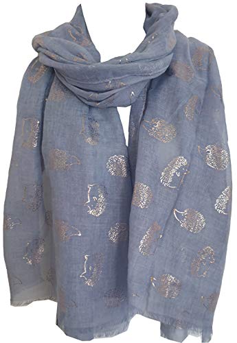 Glamlondon GlamLondon Women's Hedgehogs Print Scarf