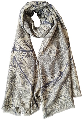 Glamlondon GlamLondon Women's Large Leaf Print Scarf