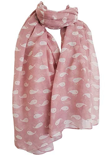Glamlondon GlamLondon Women's Little Whales Print Scarf