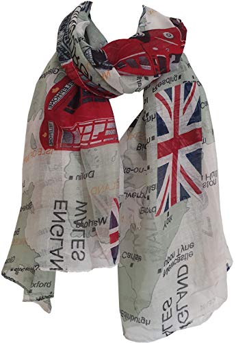 Glamlondon GlamLondon Women's London Attraction Souvenir Scarf