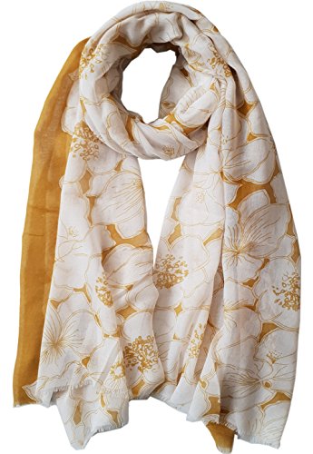 glamlondon GlamLondon Women's New Floral Print Scarf