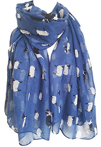 Glamlondon GlamLondon Women's Watercolour Sheep Print Scarf