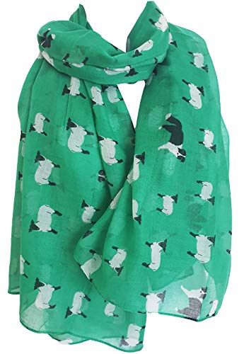 Glamlondon GlamLondon Women's Watercolour Sheep Print Scarf
