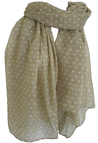 glamlondon Spotty Scarf Womens Fashion Polka Dots Spots Shawl Wrap Glam-London