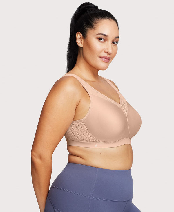 Glamorise High Impact Underwire Sports Bra Cafe