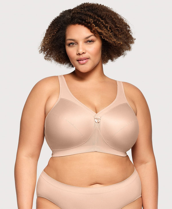 glamorise MagicLift Active Support Bra Cafe