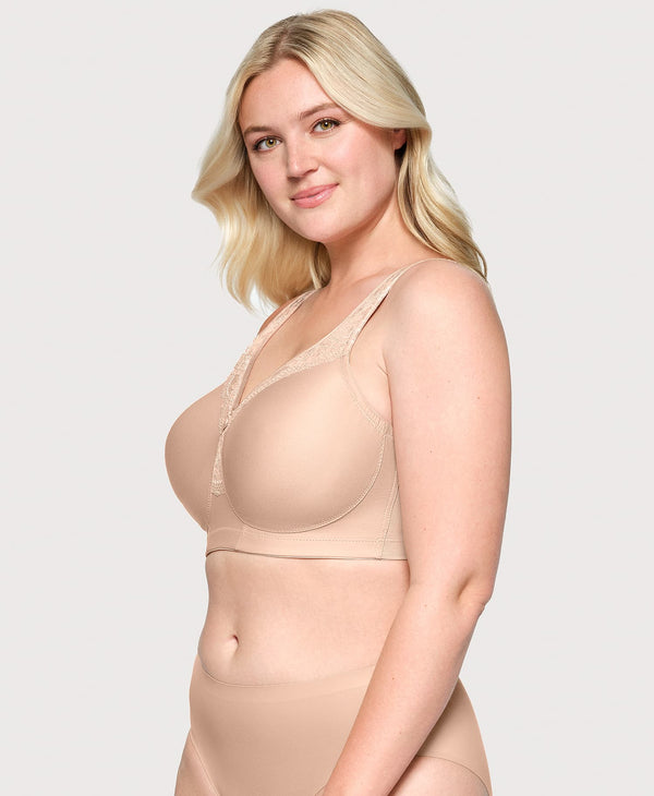 Glamorise MagicLift Seamless Firm Support Bra Cafe