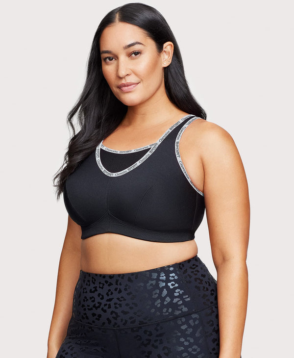 Glamorise No-Bounce Camisole Sports Bra Black