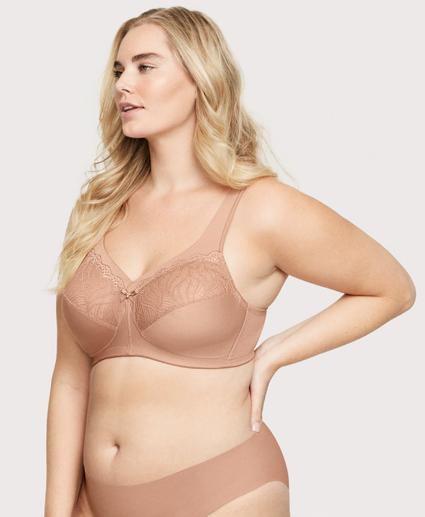 Glamorise MagicLift Natural Shape Support Bra Cappuccino