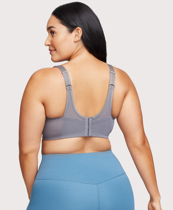 Glamorise MagicLift Seamless Sports Bra Charcoal Gray