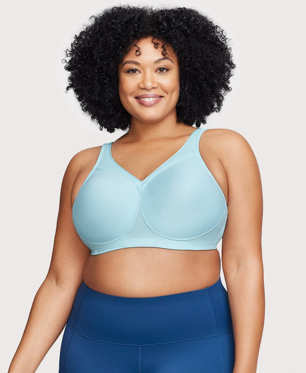 glamorise MagicLift Seamless Sports Bra Frosted Aqua