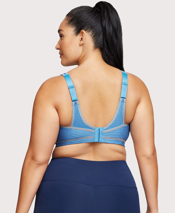 Glamorise No-Bounce Camisole Elite Sports Bra Light Denim