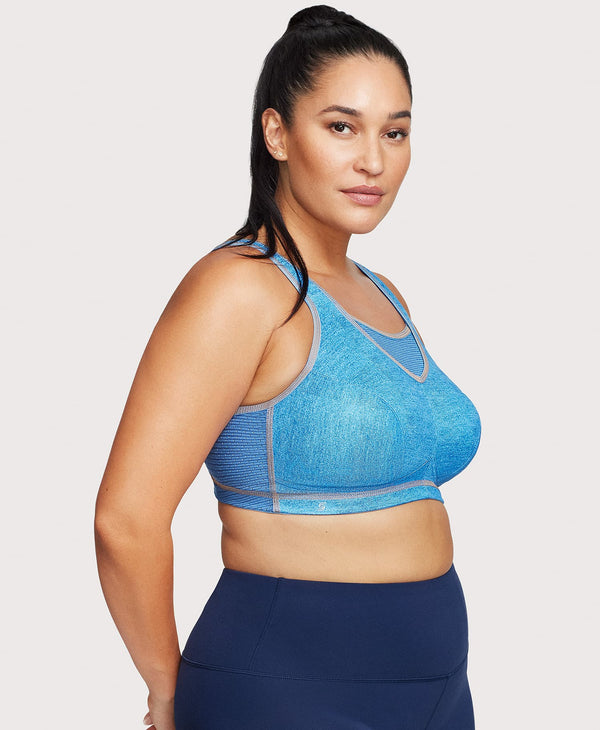 Glamorise No-Bounce Camisole Elite Sports Bra Light Denim