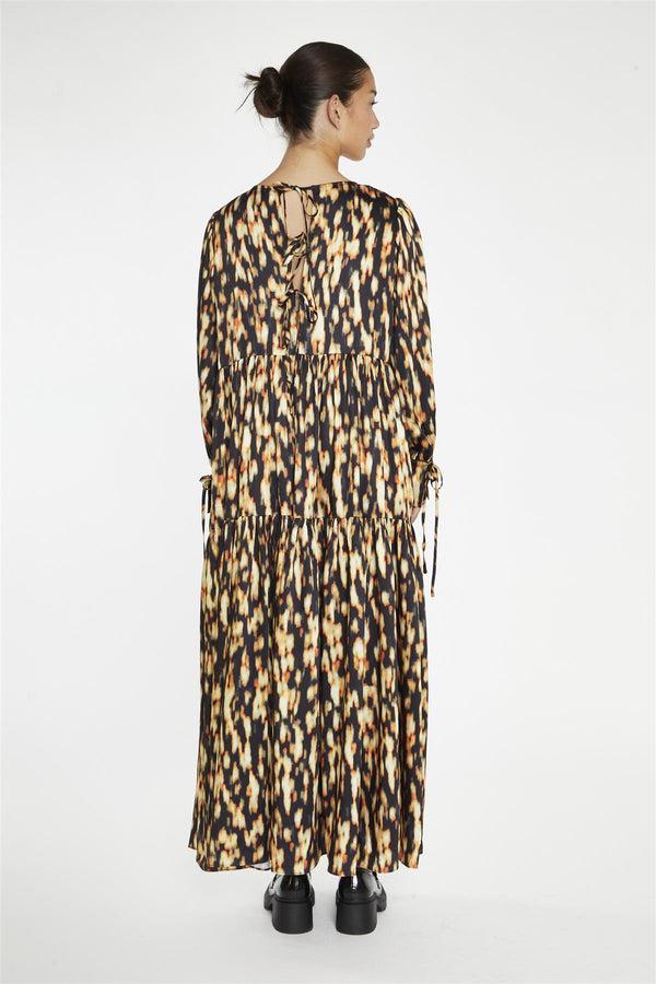 Glamorous Digital Tie-Dye Oversized Tie-Front Maxi-Dress