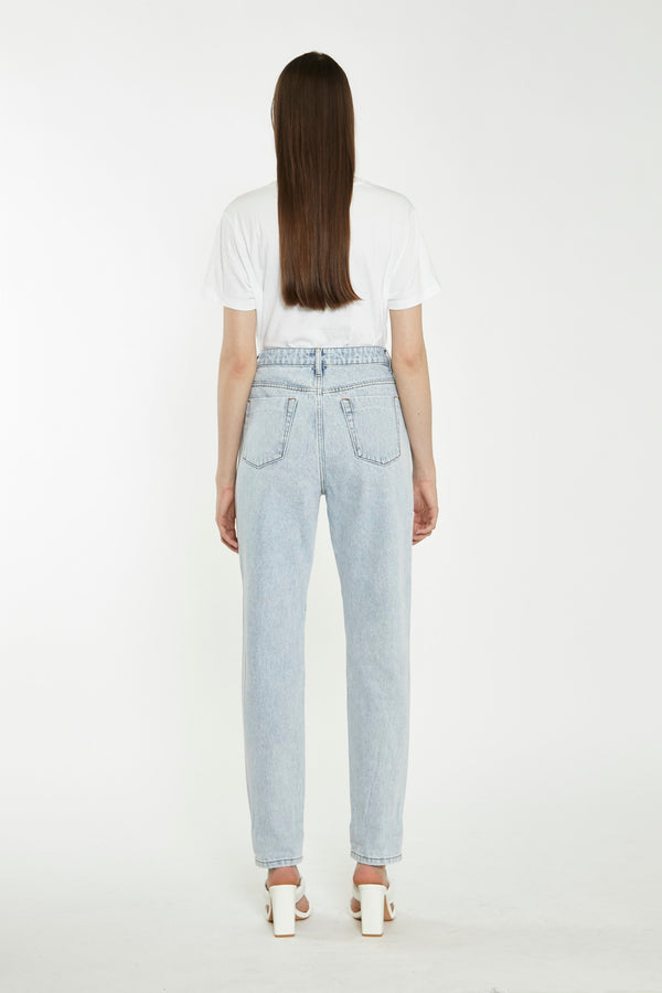 Glamorous Antique Bleach Distressed Mom Jeans