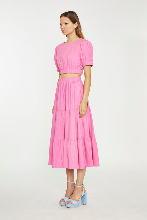 Glamorous Azalea Puff Sleeve Crop-Top