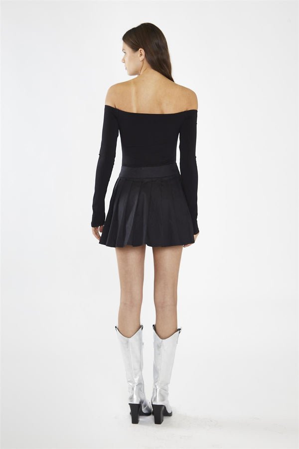 Glamorous Black Bardot Bodysuit