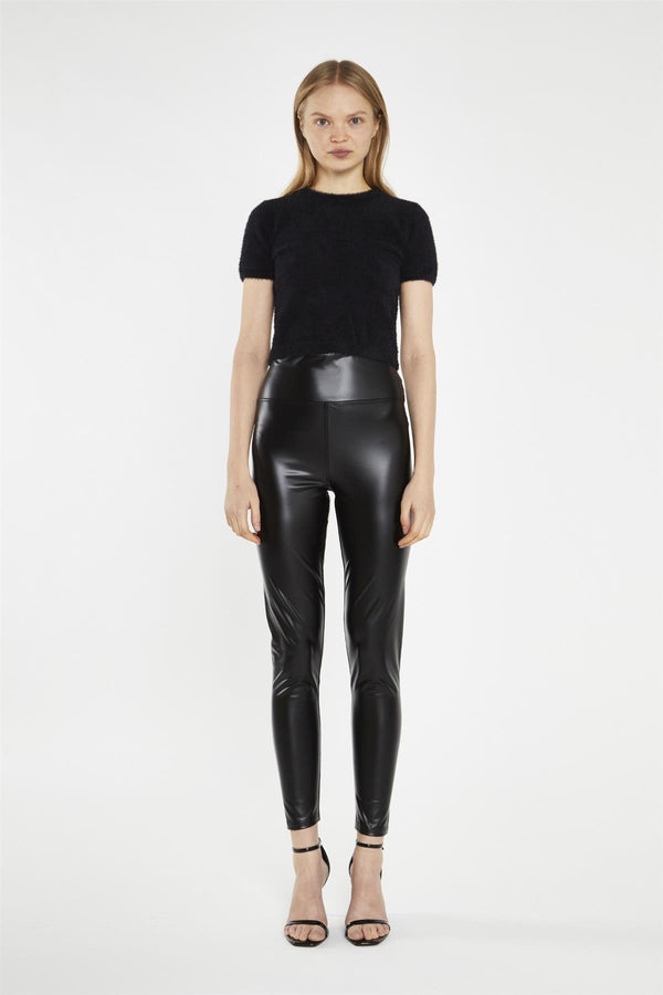 glamorous Black Bodycon-Leggings