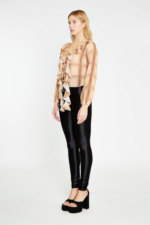 Glamorous Black High-Waisted Leggings