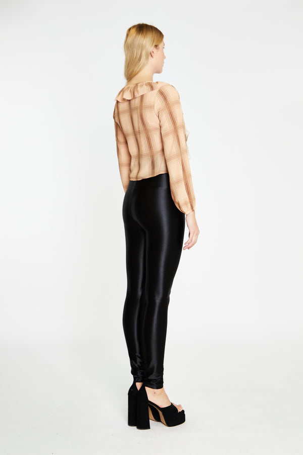 Glamorous Black High-Waisted Leggings