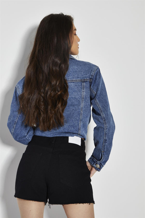 Glamorous Black High Waisted-Shorts