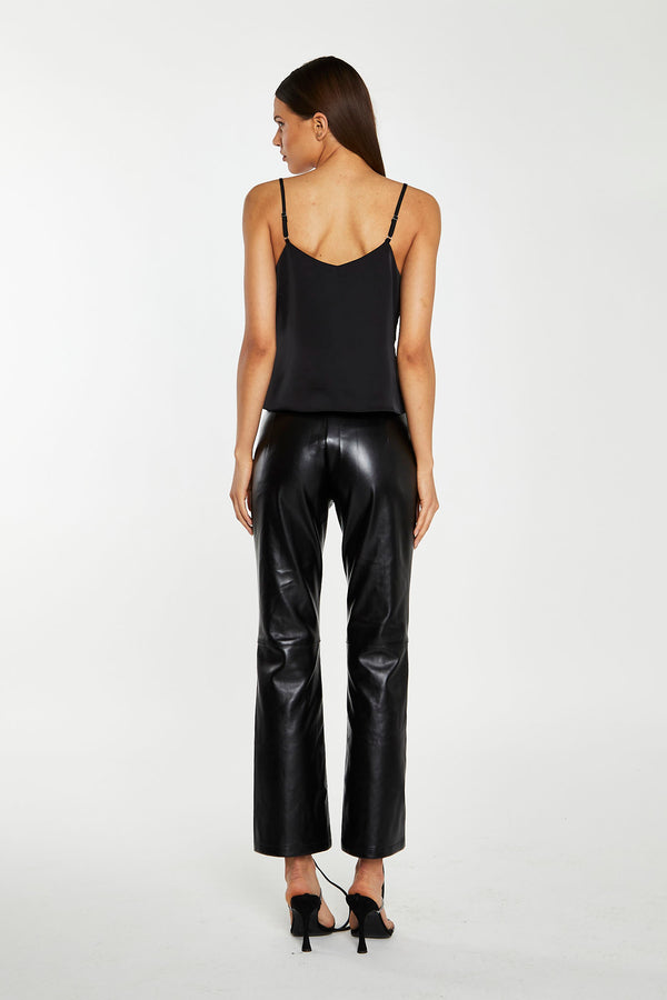 Glamorous Black Lace Trim Camisole Top