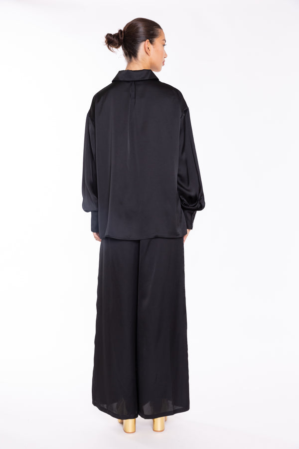 Glamorous Black Long Sleeve Shirt