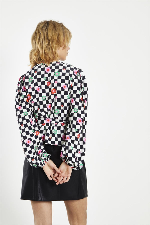 Glamorous Black-PU A-Line Mini-Skirt