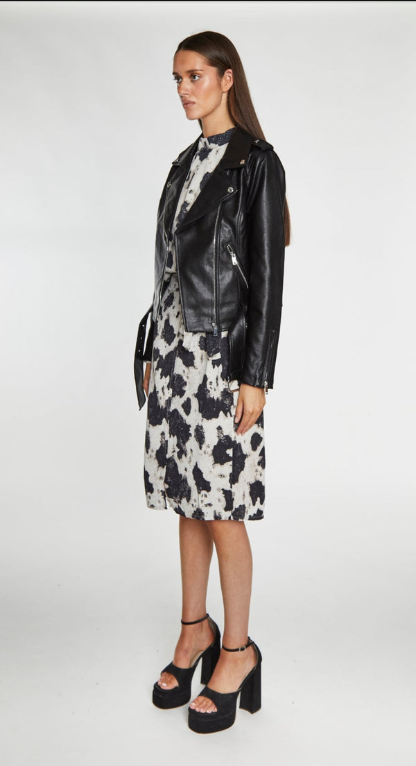 Glamorous Black PU Biker Jacket