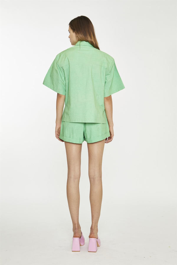 Glamorous Bright-Green Boxy Shirt