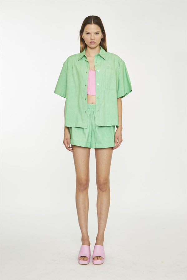 Glamorous Bright-Green Boxy Shirt