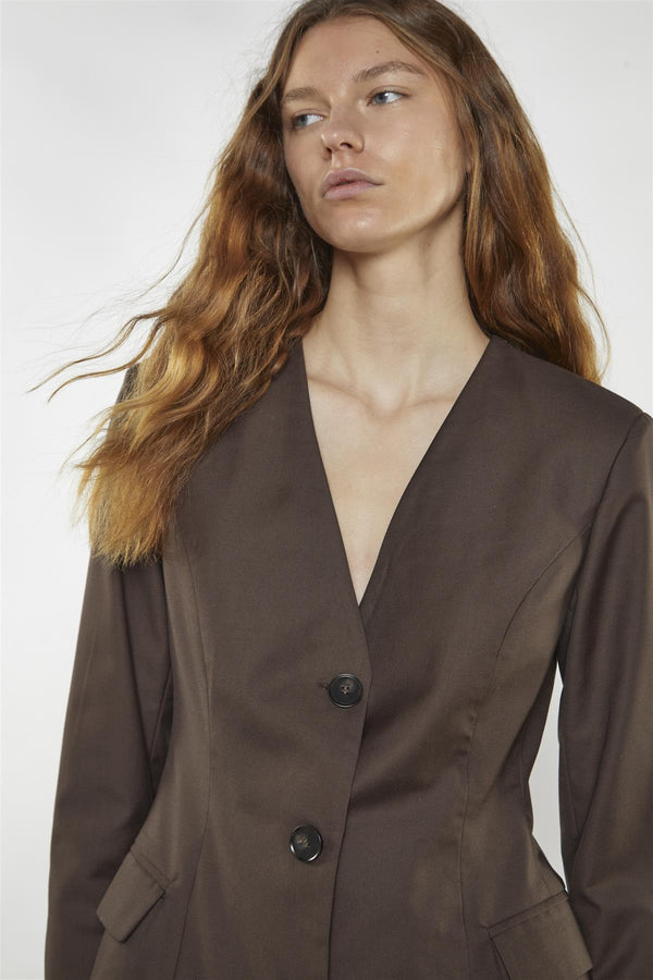 Glamorous Brown Blazer Mini-Dress