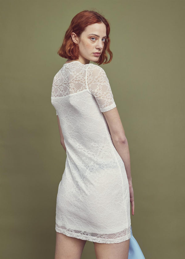 Glamorous Chloe Cut-Out Mini-Dress -White