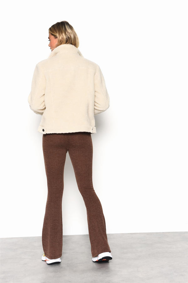 Glamorous Cream Button-Up Jacket