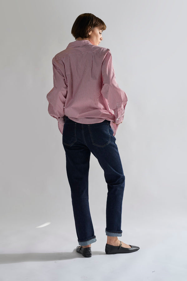 Glamorous Dark-Indigo Straight-Leg Jeans