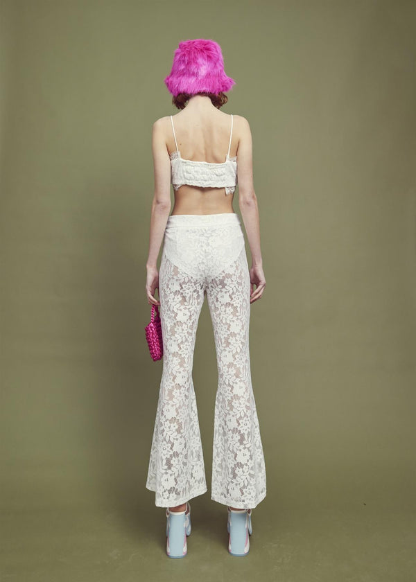 Glamorous Flora Co-ord Flared Trousers -Ivory
