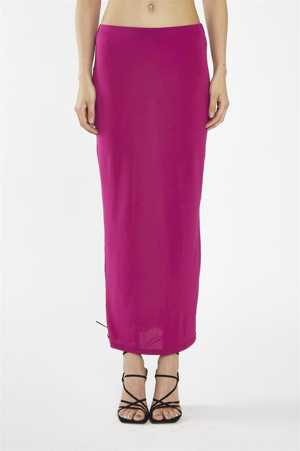 Glamorous Fuchsia Maxi-Skirt