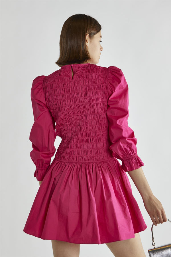 Glamorous Fuchsia Skater Mini-Dress