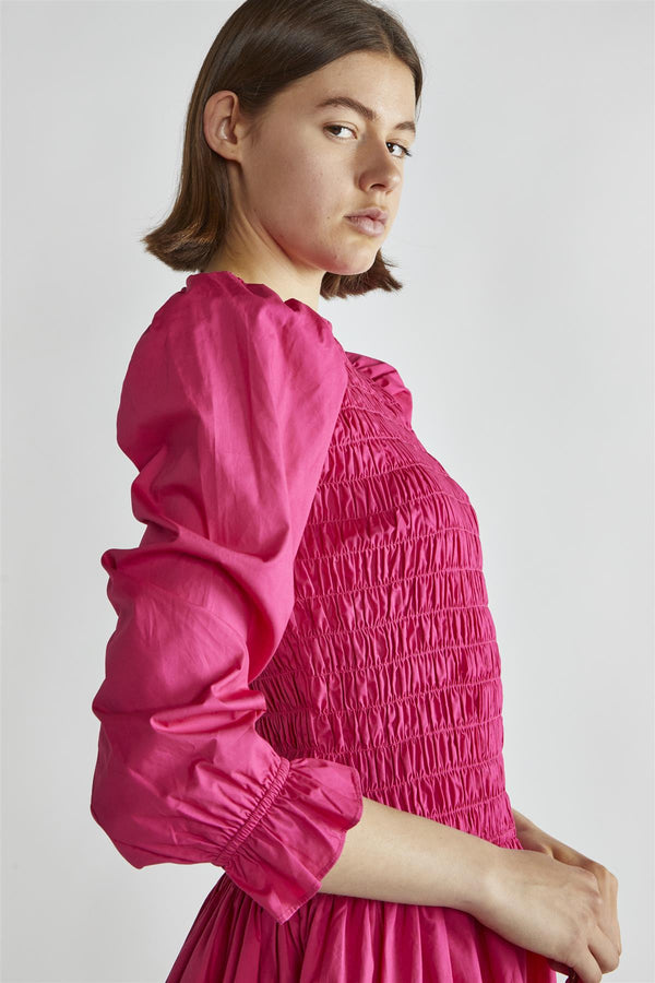 Glamorous Fuchsia Skater Mini-Dress