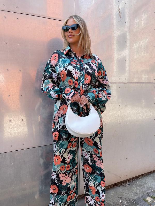 Glamorous Garden Floral Long Sleeve Shirt