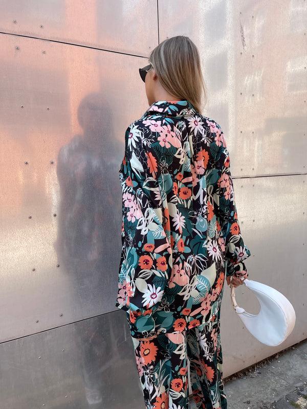 Glamorous Garden Floral Long Sleeve Shirt