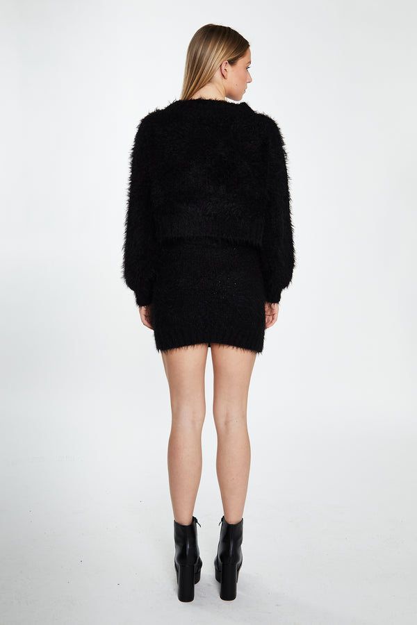 Glamorous Glamorous Black Knit Long Sleeve Jumper