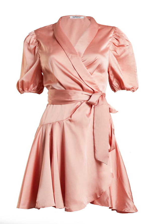 Glamorous Glamorous Ruffle Wrap Mini Dress