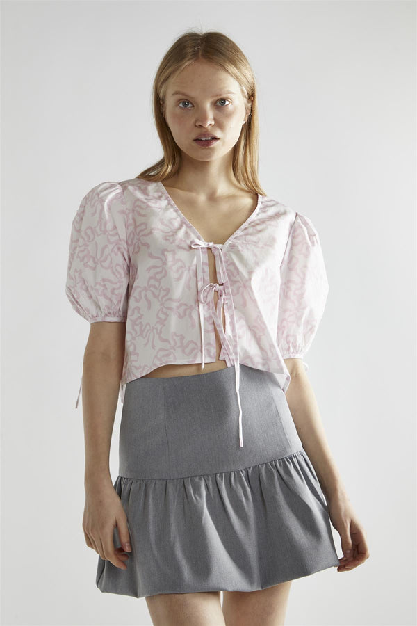 Glamorous Grey Half Tutu Mini-Skirt