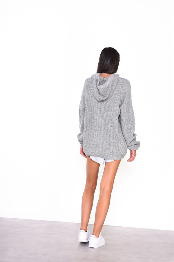 Glamorous Grey Marl Knit Jumper