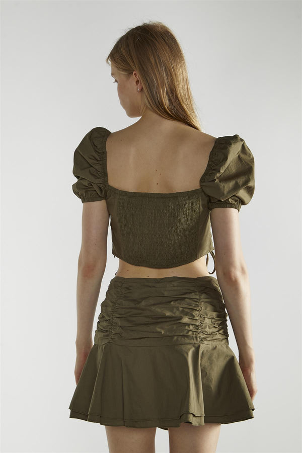 Glamorous Khaki Tutu Mini -Skirt