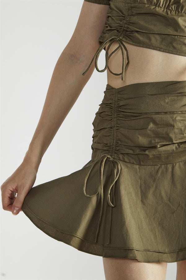Glamorous Khaki Tutu Mini -Skirt