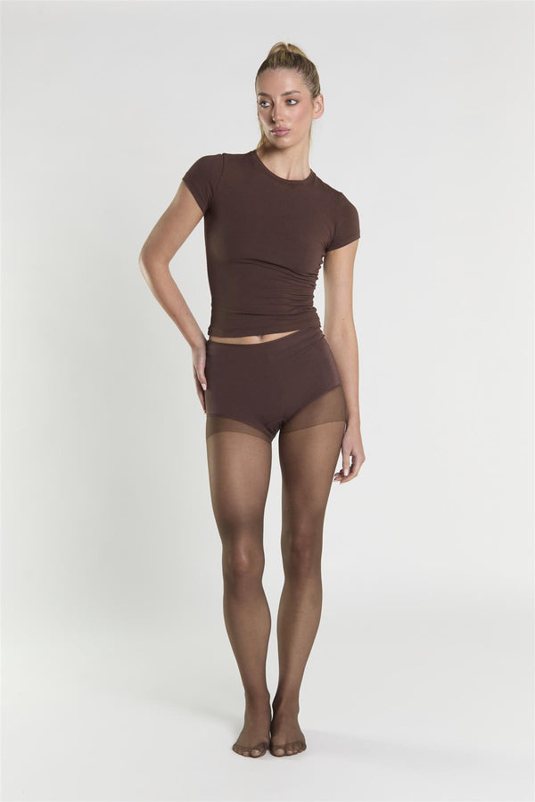 glamorous Micro Shorts - Coffee