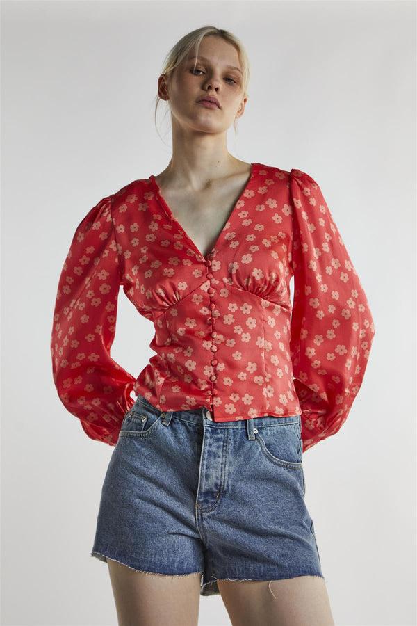 Glamorous Mid-Stonewash Cut-Off Frayed Shorts